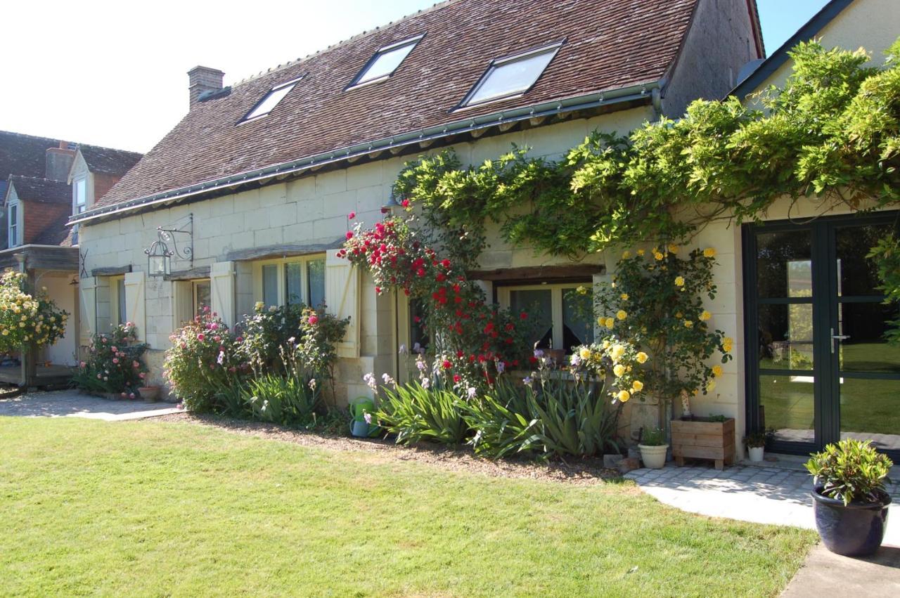 La Grange Dimiere, Pres De Tours Bed and Breakfast Saint-Genouph Exteriör bild