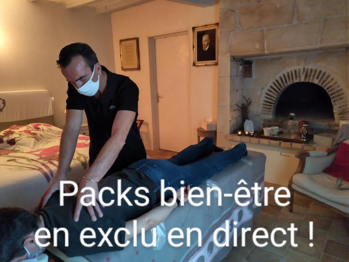 La Grange Dimiere, Pres De Tours Bed and Breakfast Saint-Genouph Exteriör bild